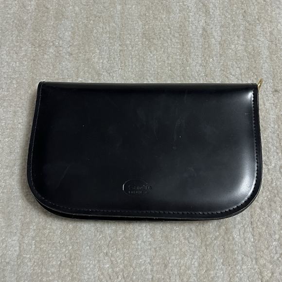 Sandro Handbags - Sandro Black Leather Women's Crossbody Bag Purse Made in Italy